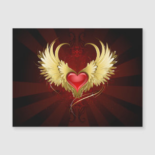 Red Heart med Golden Vingar