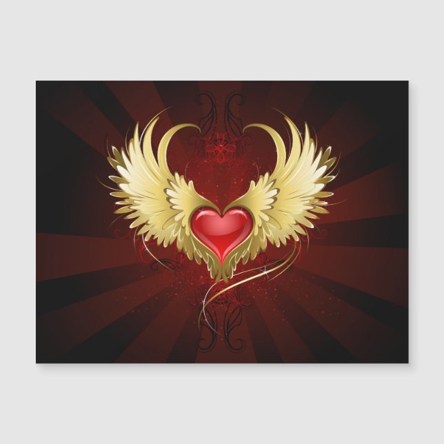 Red Heart med Golden Vingar (Framsida)