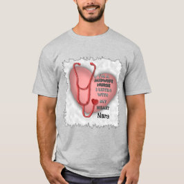 Red Heart Midfru Nurse T Shirt