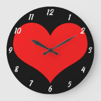 Red Heart Mönster Black Cute Valentine Day Gift
