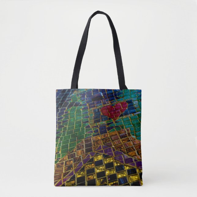 Red Heart Mosaic Tygkasse (Framsida)