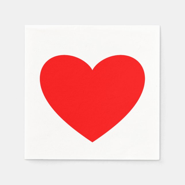 Red Heart Napkins Pappersservett (Framsidan)