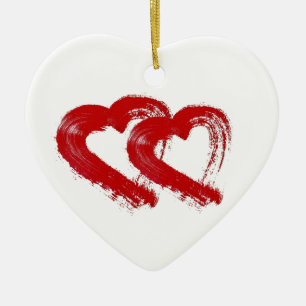 Red Heart Ny gifta Ornament