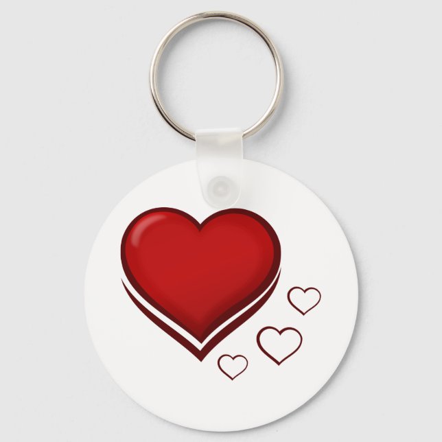 Red Heart Nyckelring (Framsida)