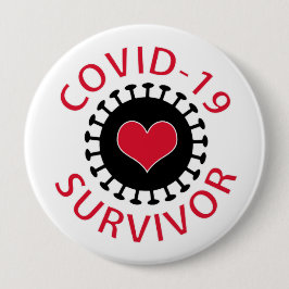 Red Heart Pandemic Coronavirus Covid- 19 Survivor Knapp