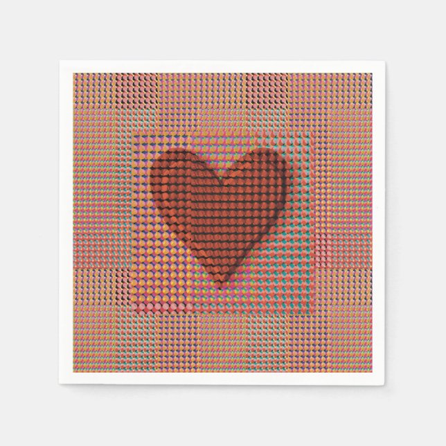 Red Heart Pappersservett (Framsidan)