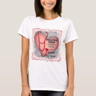 Red Heart Pediatriska sjuksköterskor T Shirt