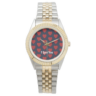 Red Heart,personalisera Armbandsur