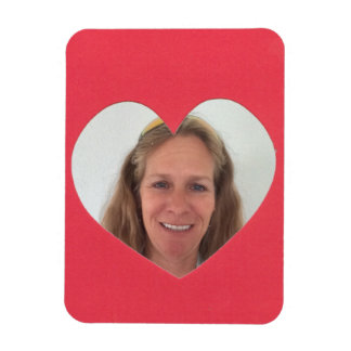 Red Heart Photo Ram Magnet