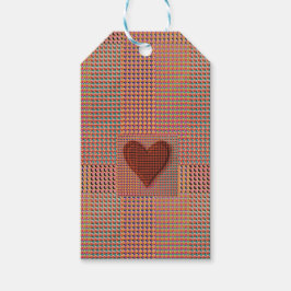 Red Heart Presentetikett