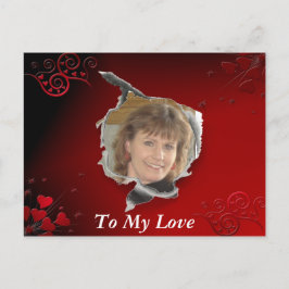 Red Heart ram Vykort