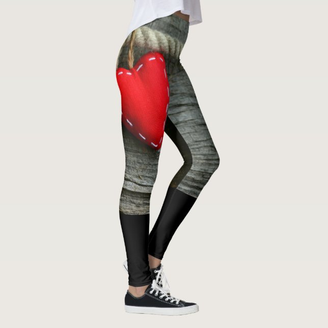 Red Heart & Rope Leggings (Höger)