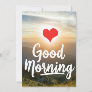 Red Heart Sunny Bra Morgon Julkort
