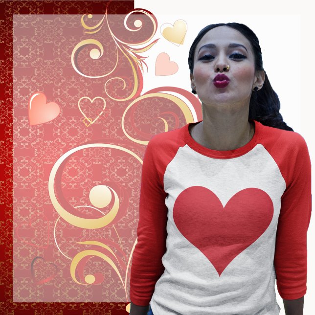 Red Heart T Shirt (Skapare uppladdad)