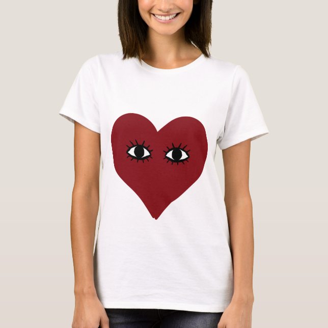 Red Heart T Shirt (Framsida)