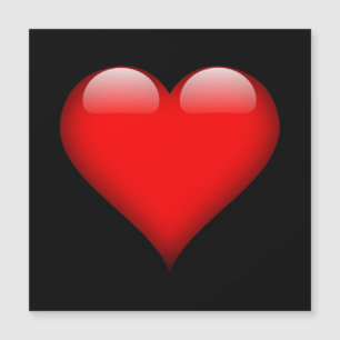 Red Heart Trendig Kärlek Bröllop
