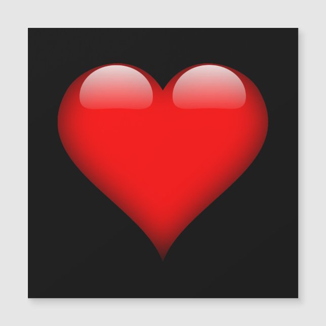 Red Heart Trendig Kärlek Bröllop (Framsida)