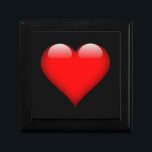 Red Heart Trendig Kärlek Bröllop Minnesask<br><div class="desc">Du kan enkelt byta typsnitt och färg. Du kan också lägga till logotypen och bakgrundsbilden som du vill.</div>