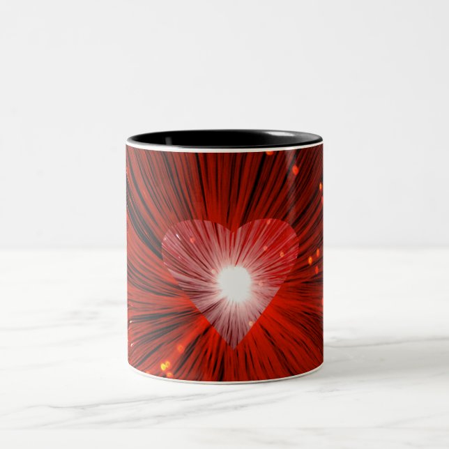 Red Heart, tvåfärgad mugg (Center)