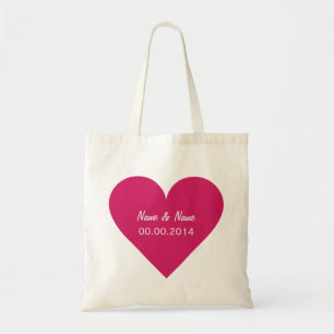 Red Heart Valentine-anpassningsbar Tygkasse