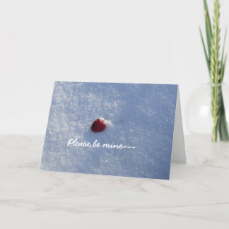 Red Heart Valentine Helgkort