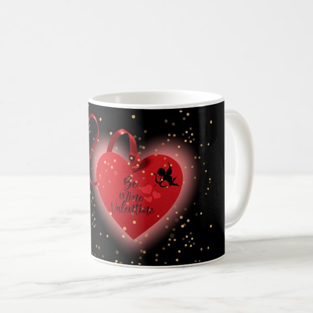 Red Heart Valentine Kaffemugg (Framsida höger)