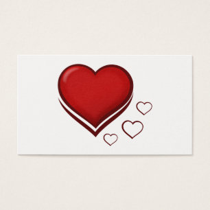 Red Heart Visitkort
