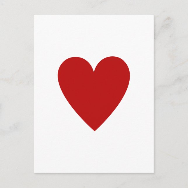 Red Heart Vykort (Framsida)