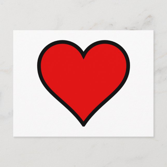 Red Heart Vykort (Framsida)