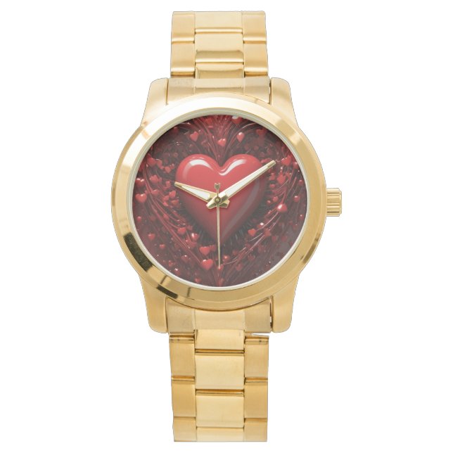Red Heart Watch Armbandsur (Framsida)
