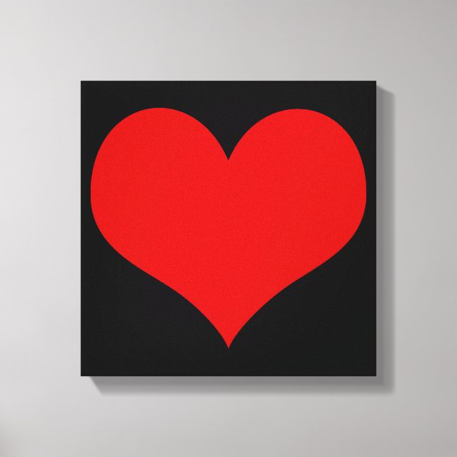 Red Heart Wrapped Canvas (Framsida)