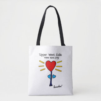 Red HeartFlower Shopping Tote Tygkasse