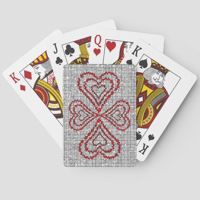 Red Hearts Casinokort (Baksidan)