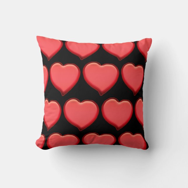 Red Hearts Dekorativ kudde (Framsida)