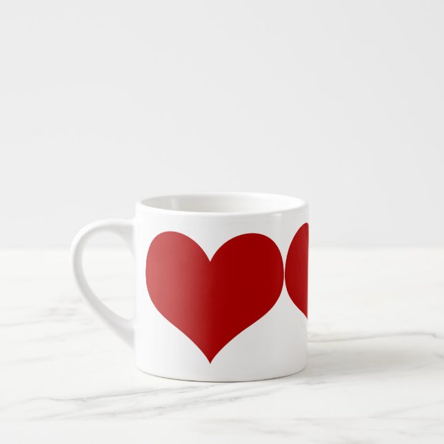 Red Hearts Espressomugg (Vänster)