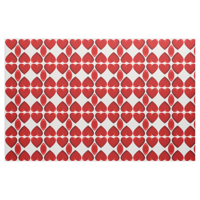 Red Hearts Fabric Tyg (Yard)