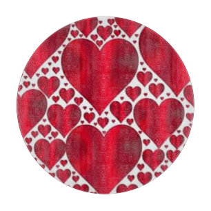 RED HEARTS FOR VALENTINE'S DAY