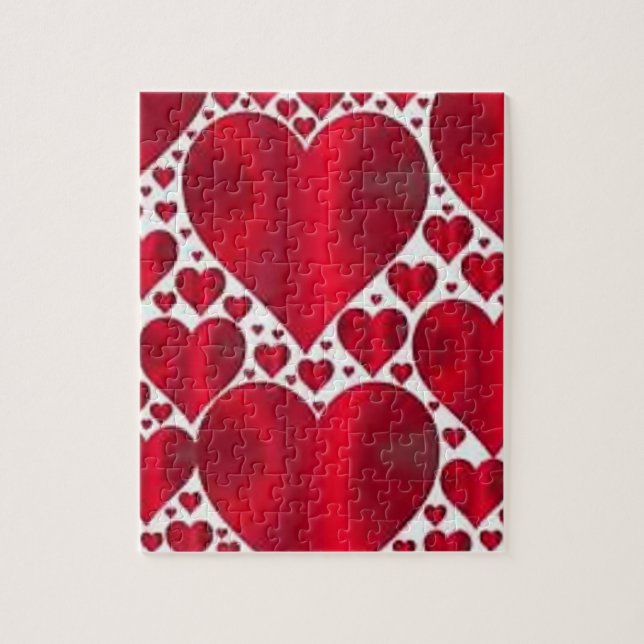 RED HEARTS FOR VALENTINE'S DAY PUSSEL (Vertikal)