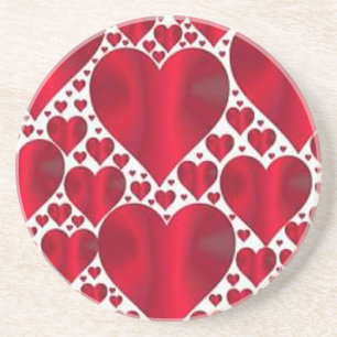 RED HEARTS FOR VALENTINE'S DAY UNDERLÄGG