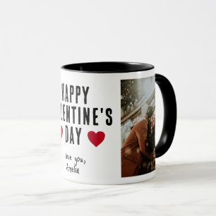 Red Hearts Glad Alla hjärtans dag Boykompis 2 Foto Mugg