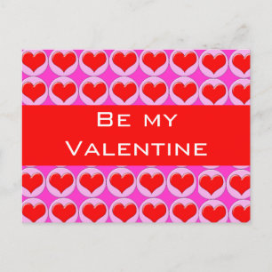 Red Hearts Helg Vykort