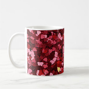 Red Hearts Kaffemugg