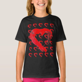 Red Hearts Kids T-Shirt