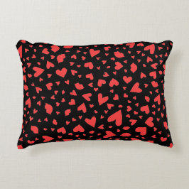 Red Hearts & Kisses Prydnadskudde