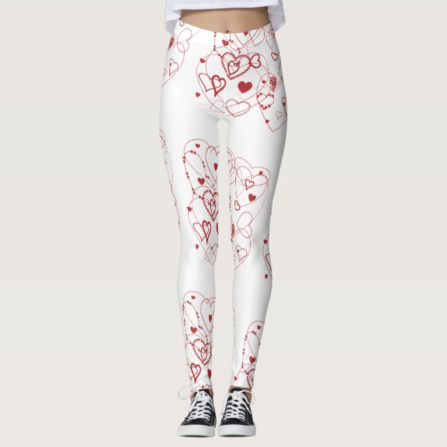 Red Hearts Leggings (Framsida)