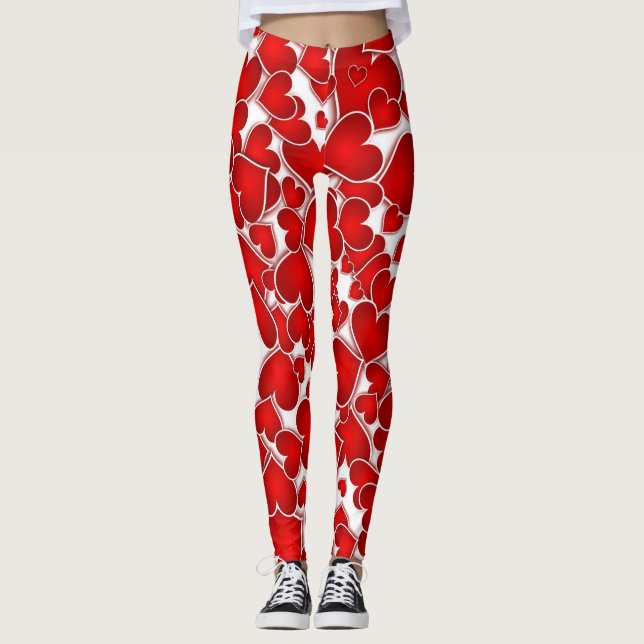 Red Hearts Leggings (Framsida)
