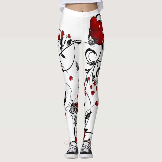Red Hearts Leggings (Framsida)