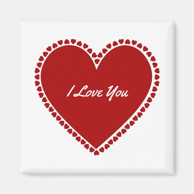 Red Hearts Magnet (Framsidan)