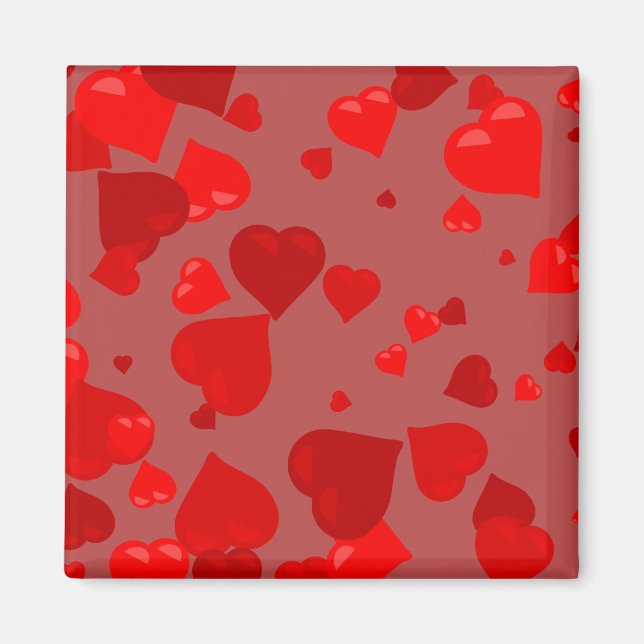 Red Hearts Magnet (Framsidan)