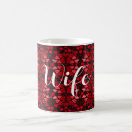 Red Hearts Maka Kärlek Personlig Coffee Mugg
